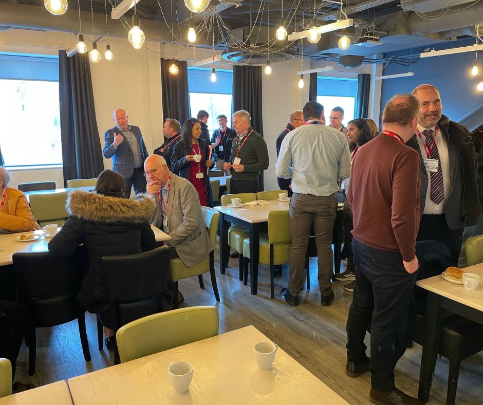 Business People Networking at @B63 Event